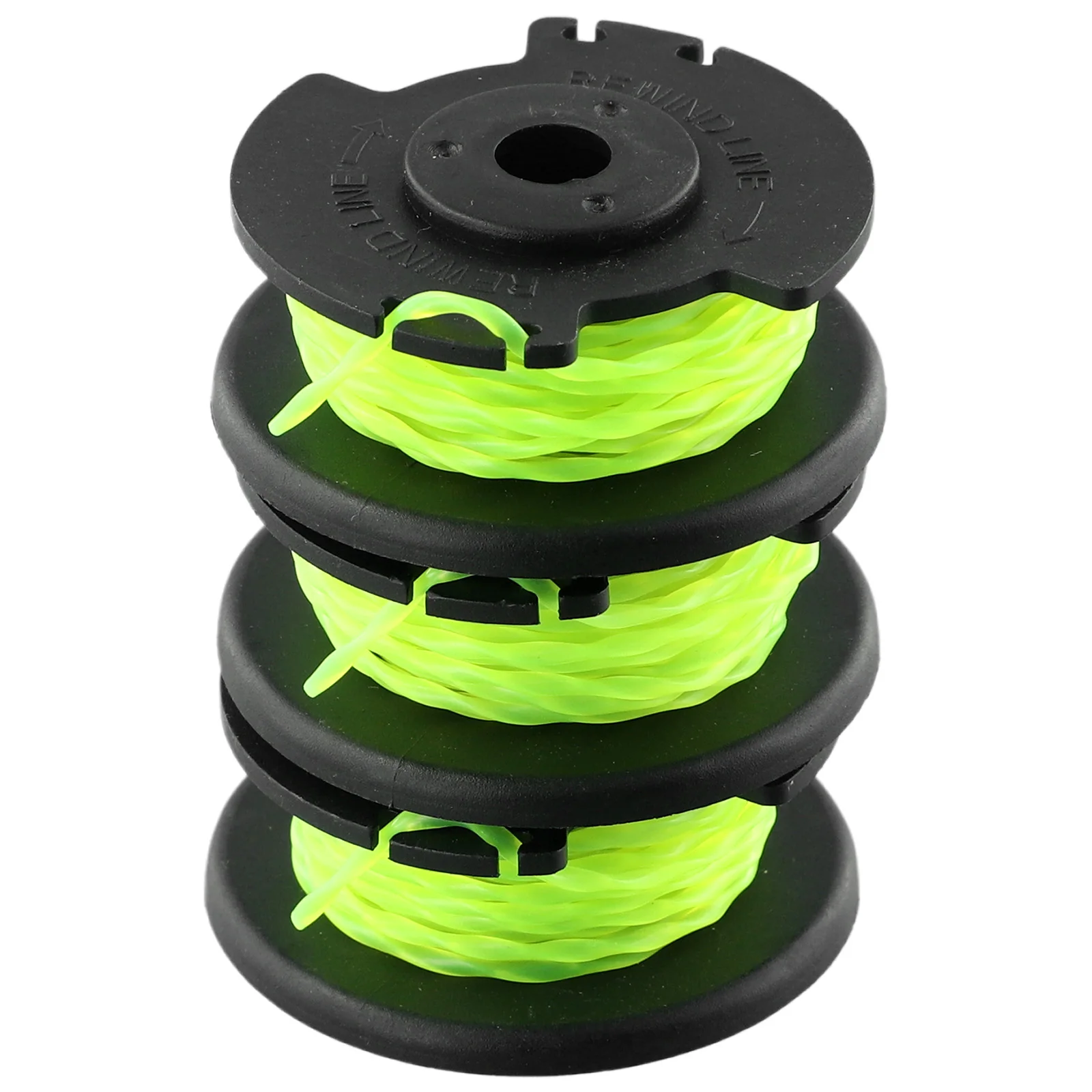 Black + Fluorescent Green Spool Line Replacement Garden Power Tool Parts Grass Trimmer Spools High Quality New