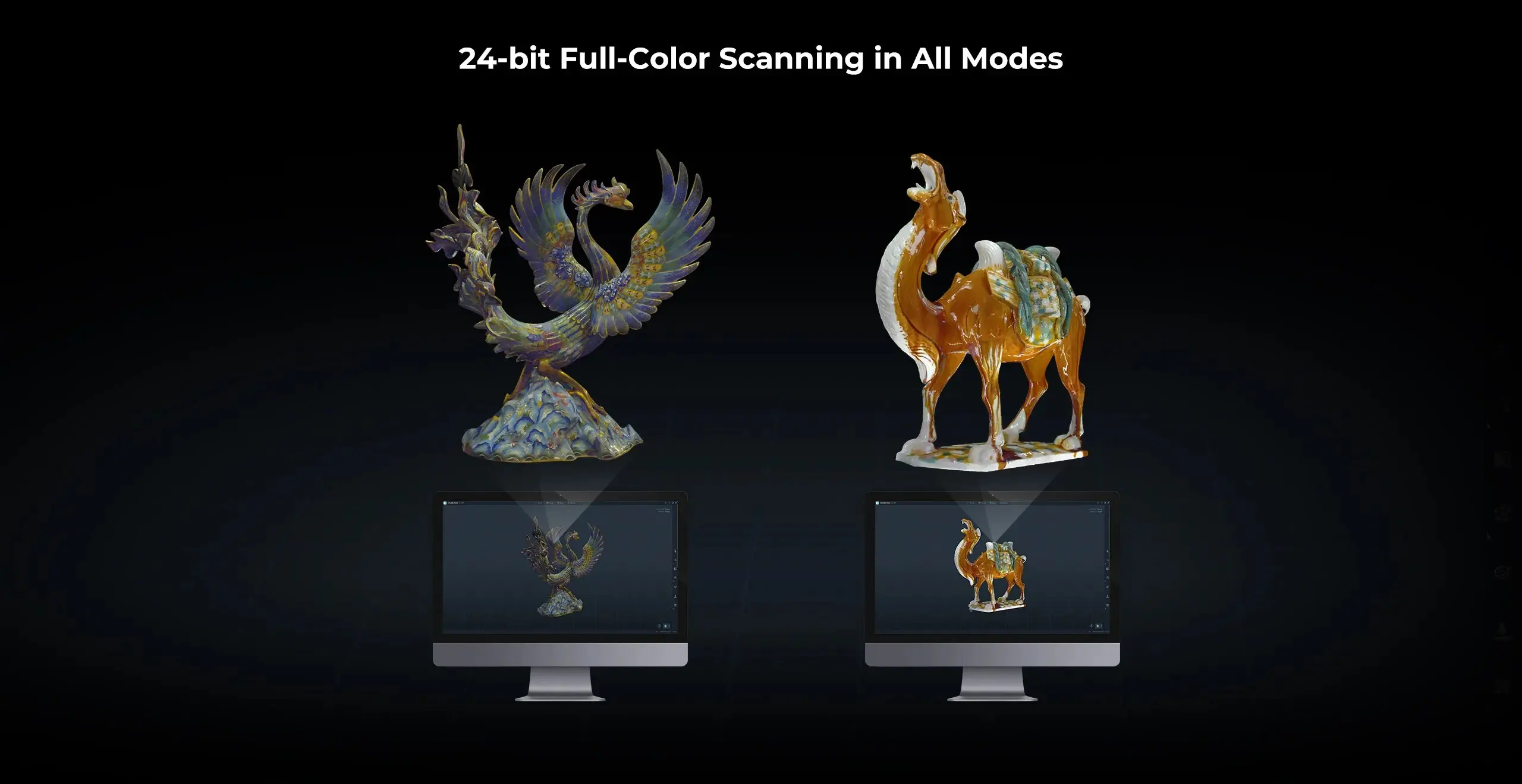 Creality Scanner Raptor X&Creality Handle Scanning Bridge 3D Scan Triple-in-one 34+7 Blue Laser NIR Light 0.02 Mm Accuracy 60fps