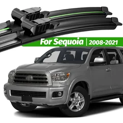 For Toyota Sequoia 2008-2021 2pcs Front Windshield Wiper Blades 2009 2010 2011 2013 2018 2019 2020 Windscreen Window Accessories