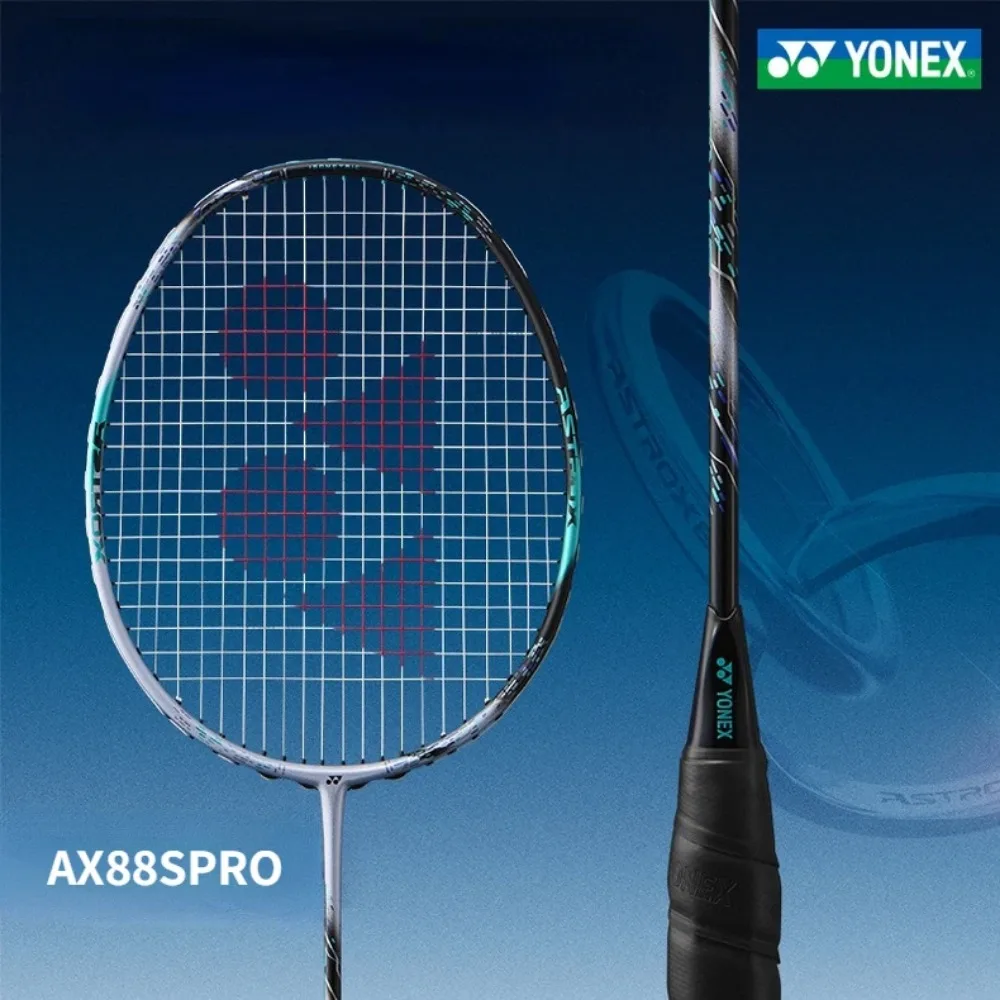 Ракетка для бадминтона Yonex AX88D Pro AX88S Pro, высококачественная наступательная профессиональная ракетка для бадминтона из углеродного волокна с веревкой 4UG5