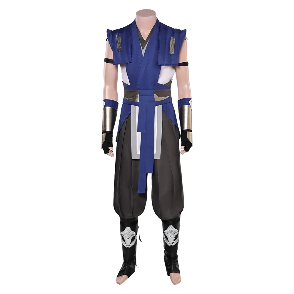 Disfraz del juego Mortal Kombat Sub Zero para adultos, disfraz de fantasía, pantalones superiores, máscara, disfraz de Halloween, traje de fiesta de Carnaval