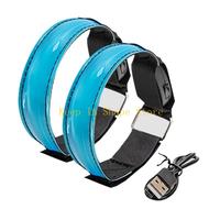 U1JC Reflective LED Light Armband Arm Strap Safety Belt Wristband for Joggers Bikers Walkers Night Cycling Running