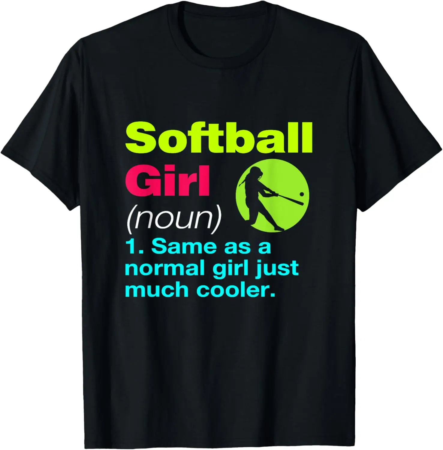 

Softball Woman Pitcher Mother Definition Funny T-Shirt