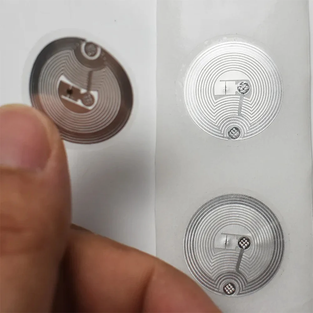 50/100pcs 0 Sector Replicable Electronic Label Smart Nfc Phone Sticker Ic Uid Key Card Clone 13.56mhz Slim Badge Token Copier