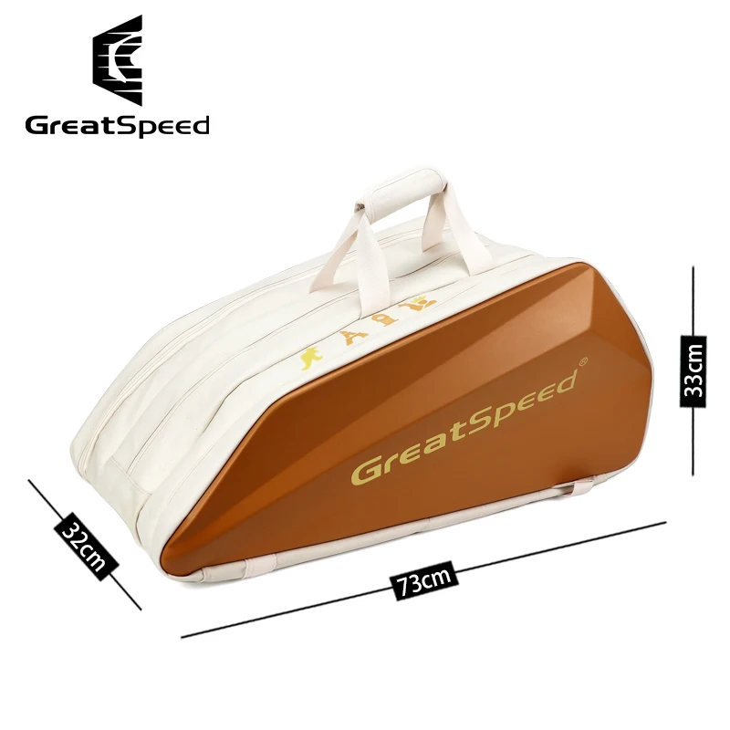 Professional Unisex RH9 RH6 Tennis Racquet Backpack Djokovic Tennis Racquet Shoulder Bag Squash Badminton Tennis Bags Handbag