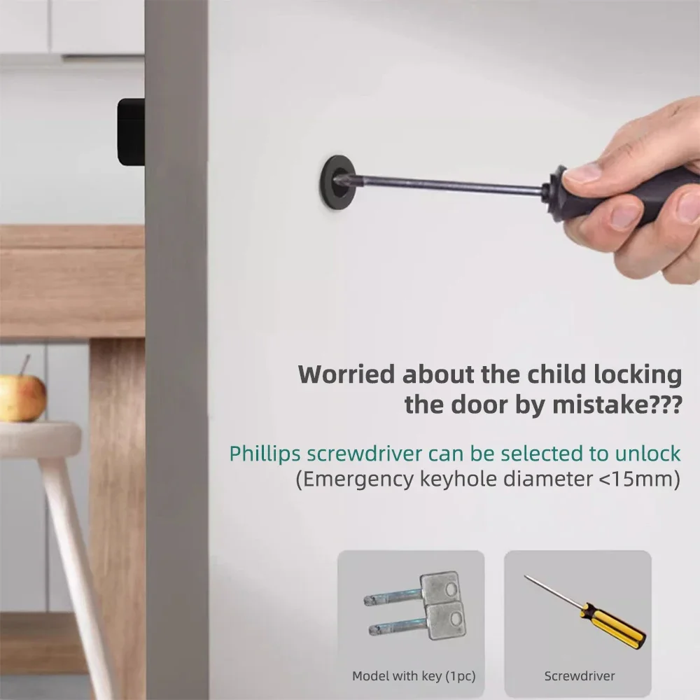 

Внутренний настенный замок для спальни, односторонний дверной замок, бытовой итальянский стиль, минималистичный невидимый дверной замок