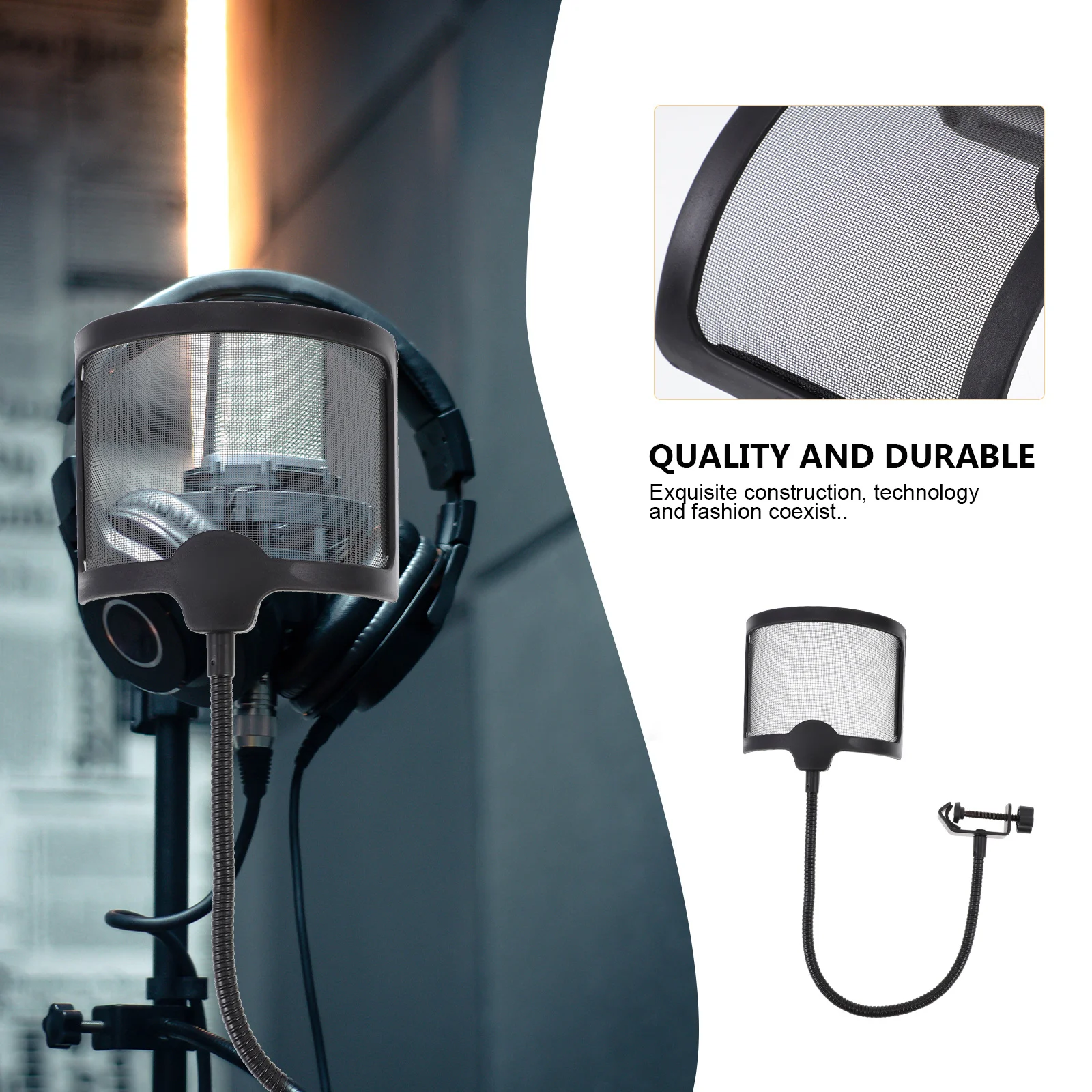 

Blowout Screen Filter Studio Microphone Metal Net Accessory Shield Fitting Recording Tool