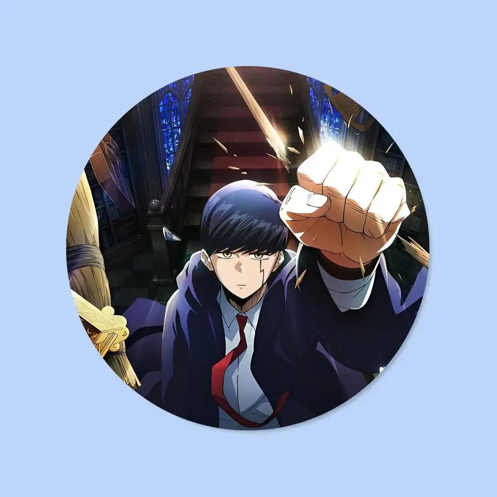 Anime Mashle Magic And Muscles Badge Tinplate Meme Round Brooch For Hat Bag Creative Lapel Jewelry Accessories Gifts view 4