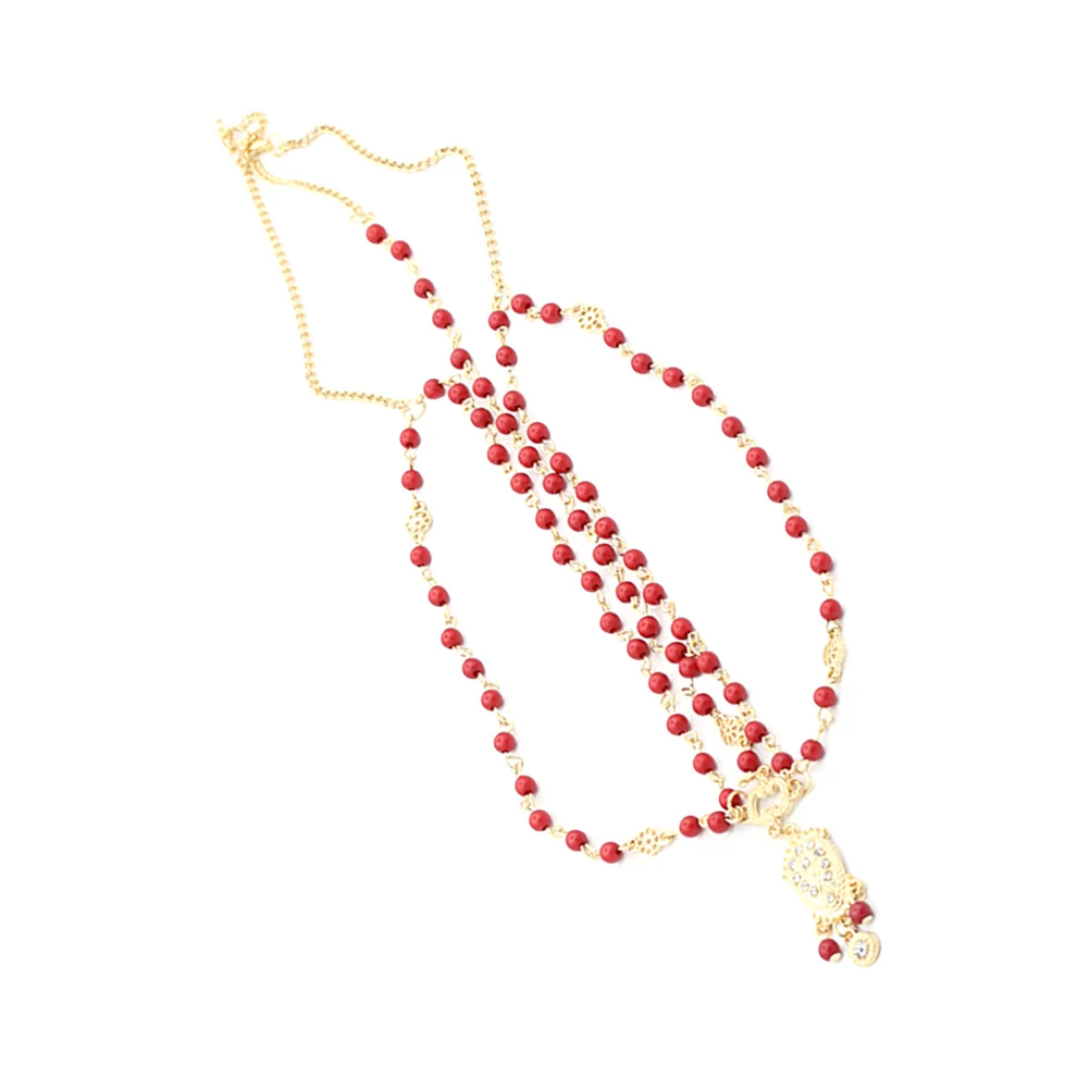 

Pearl Headband Hair Accessory for Women Vintage Headdress Girls Forehead Jewelry Gothic Headgear