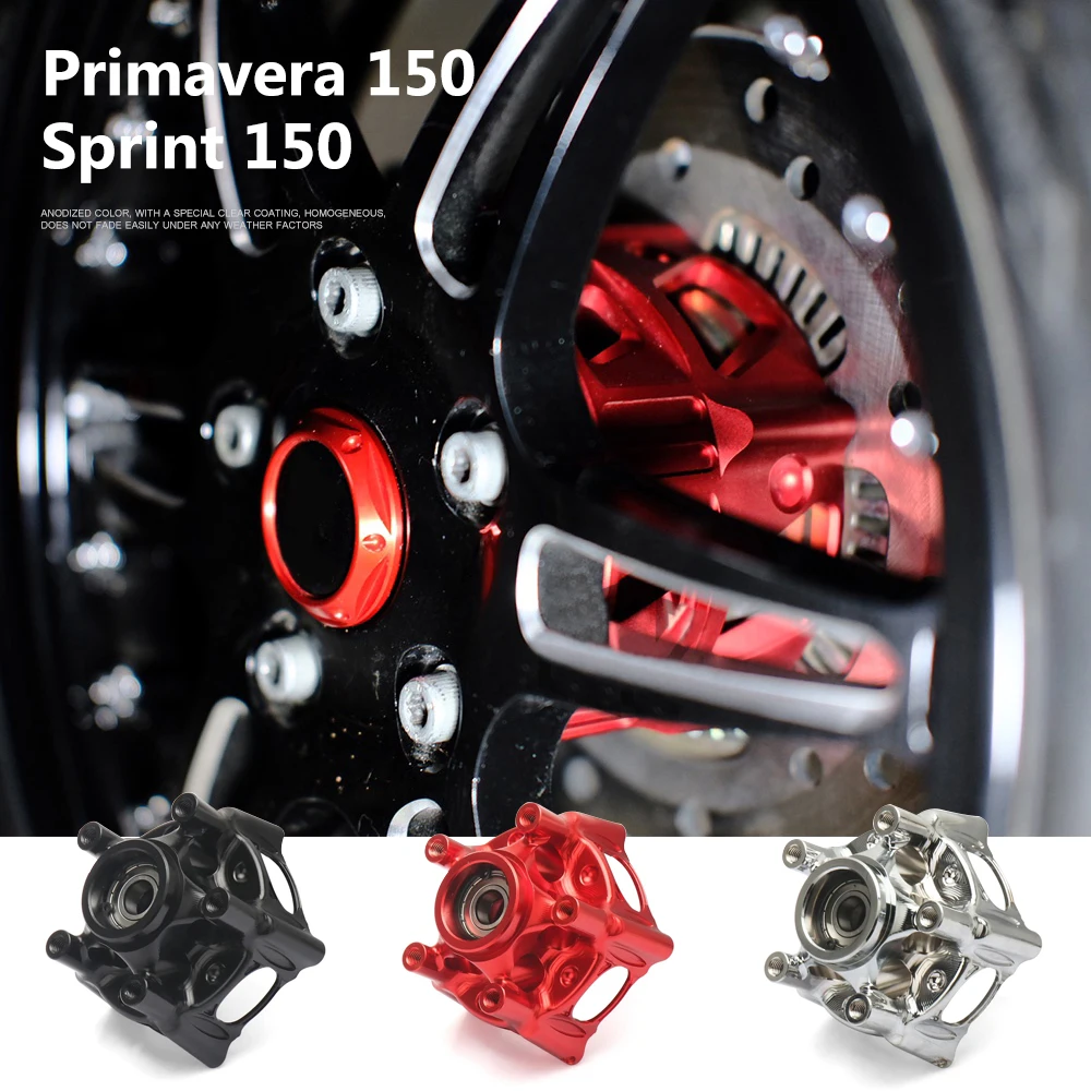 

For Vespa Sprint150 Primavera 150 Sprint 150 Motorcycle Accessories CNC Front Wheel Hubs Base Sprint Primavera Wheels Hub Parts