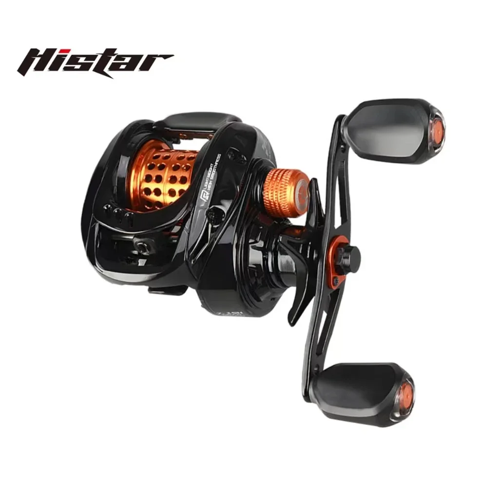 HISTAR Butterfly BFS 7.1:1High Ratio 9+1 BBs 192g Light Weight 5kg Drag Power Magnetic Braking System Baitcasting Fishing Reel