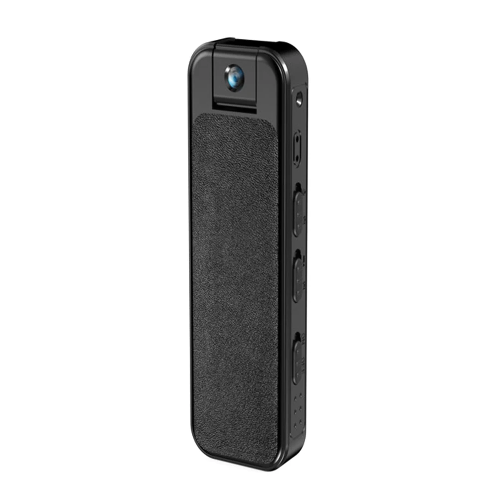 1080P HD Mini Body Camera with Audio and Video Recording Portable Video Recorder 180°Lens Rotatable with Night Vision Large