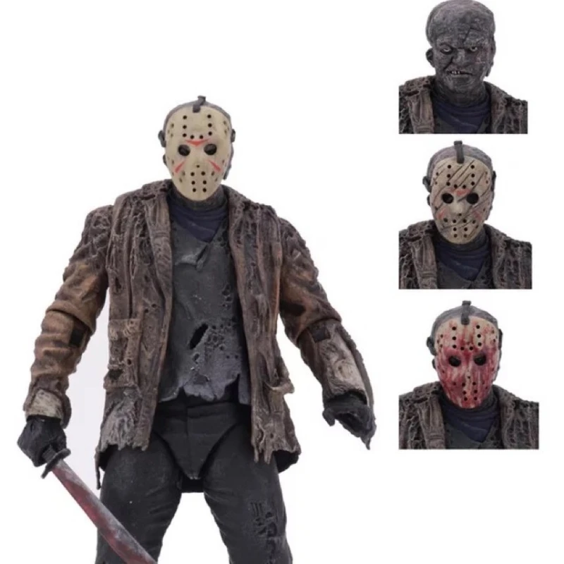 

Персонажи фильмов ужасов NECA Jason Ultimate Freddy Vs Jason Персонажи Подвижная модель Коллекция 7-дюймовых моделей Игрушки Подарки Куклы