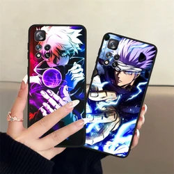 Jujutsu Kaisen Satoru Gojo Tpu Black Cover For Redmi 12 9T 9C 9 Redmi Note 13 12 11S 11 10S 10 Pro Plus Phone Case