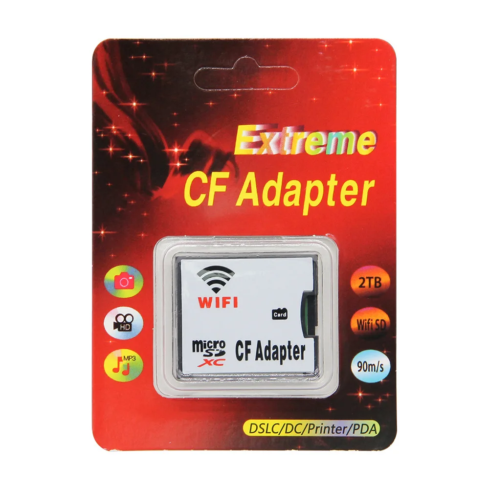 Adaptador Wifi Original, tarjeta de memoria Tf Micro hc a Cf, Kit convertidor de tarjeta Flash compacto para cámara Digital