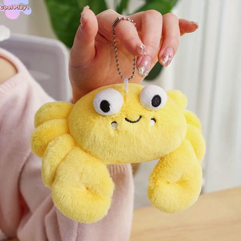 

Novelty PP Cotton Simulation Crab Plush Doll Soft Simulation Animal Crab Dolls Fluffy Collection Sea Crab Plush Pendant New Year
