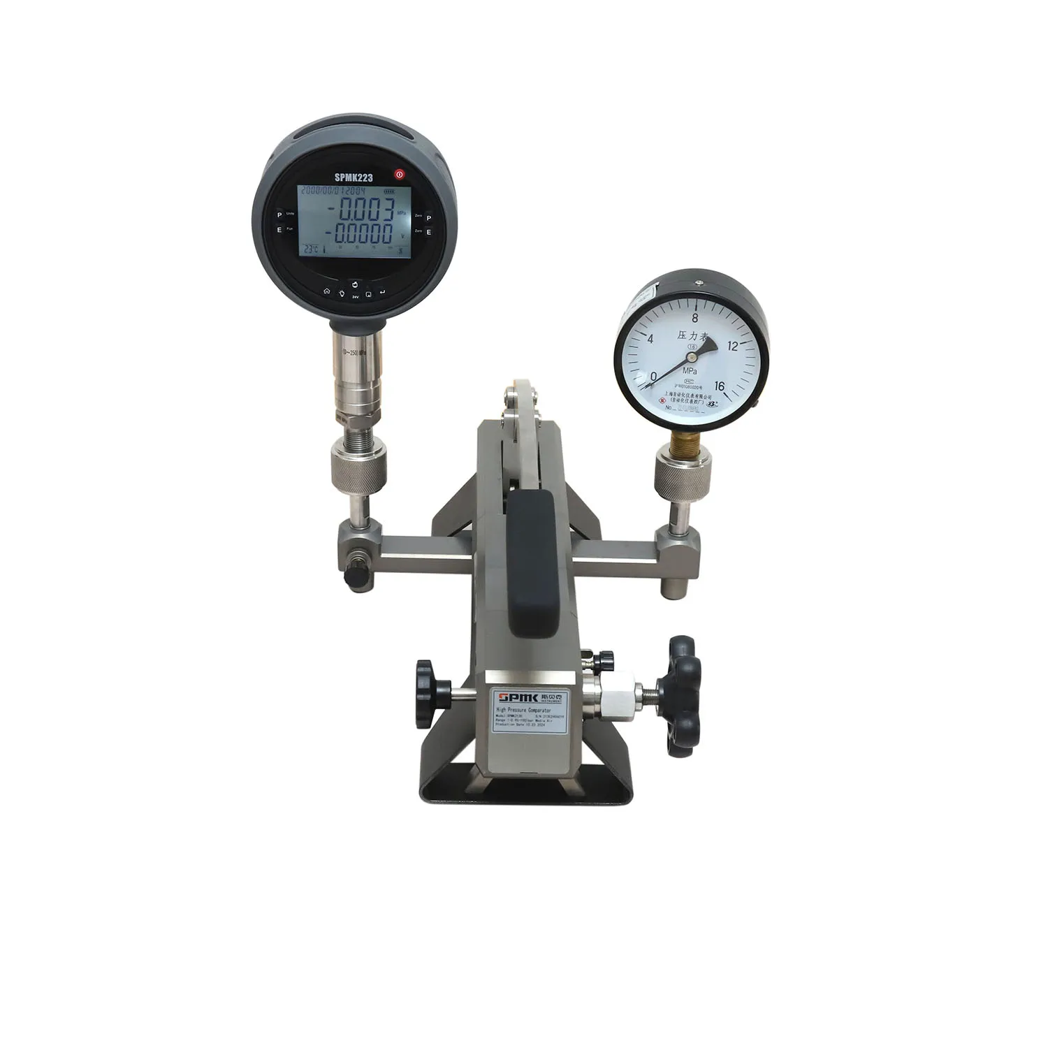 

0.05%FS Calibration Digital Air Pressure Gauge Premium Pressure Calibrator