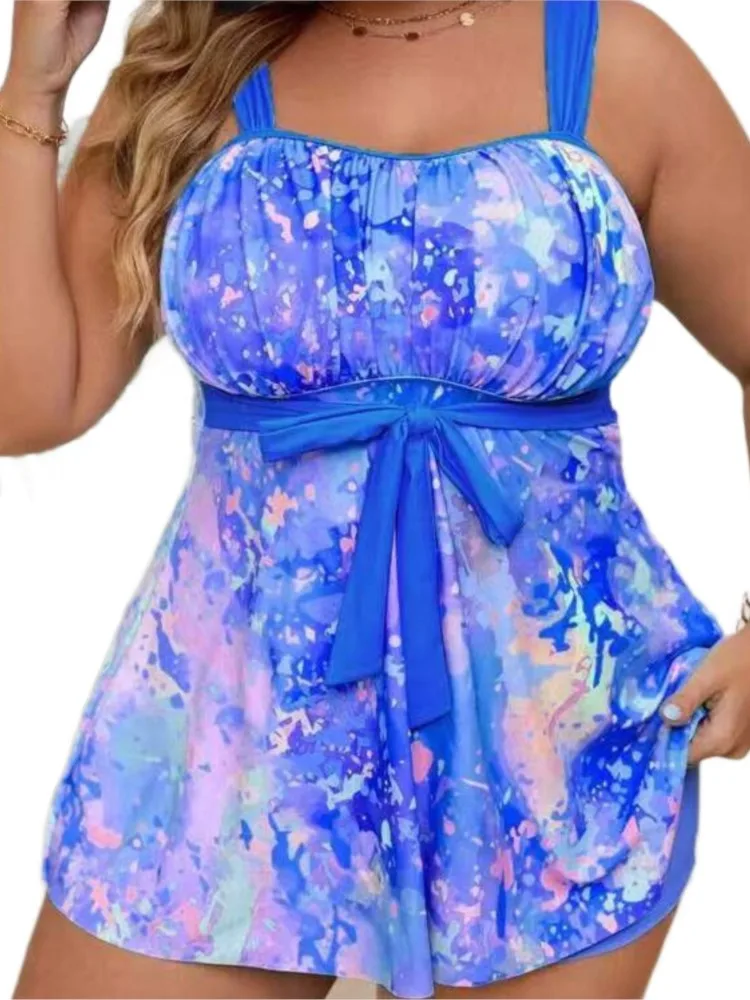 L-4XL Plus Size Hoge Taille Bikini Dames Push Up Grote Grote Maat Badpak 2026 Zomer Mujer Buikcontrole Badmode Bikini Sets