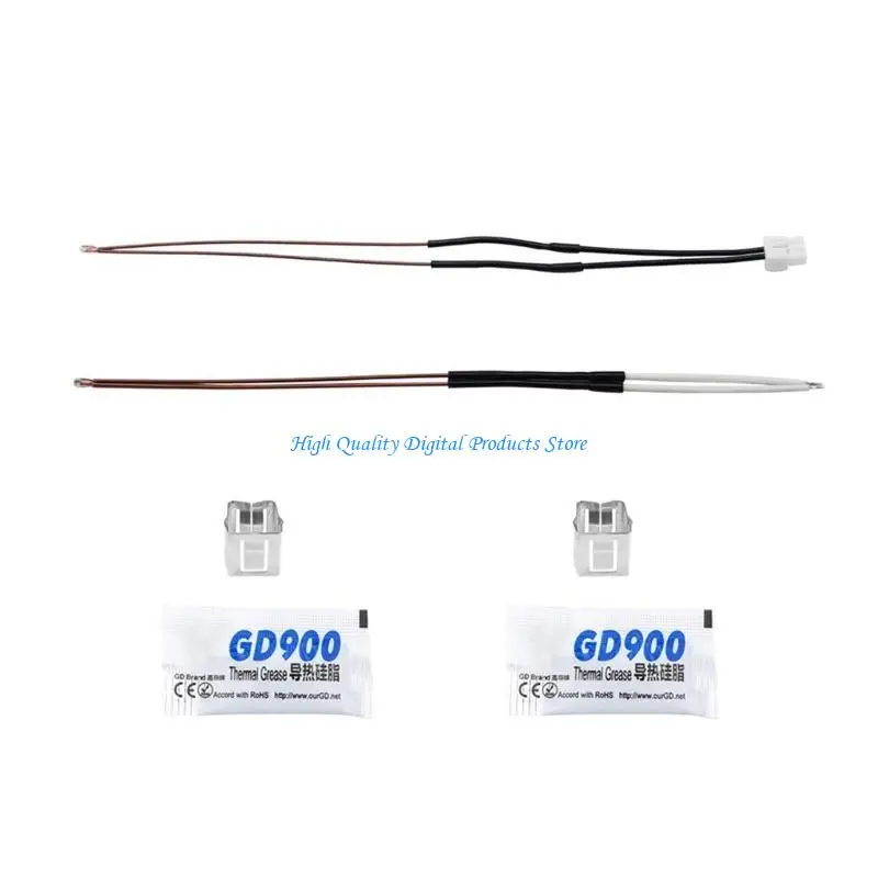 U2JE 10CM 3D Printer NTC100K Thermistor Temperatuursensor Voor P1P Serie Hoge Temperatuur Filament-300 ℃ hotend