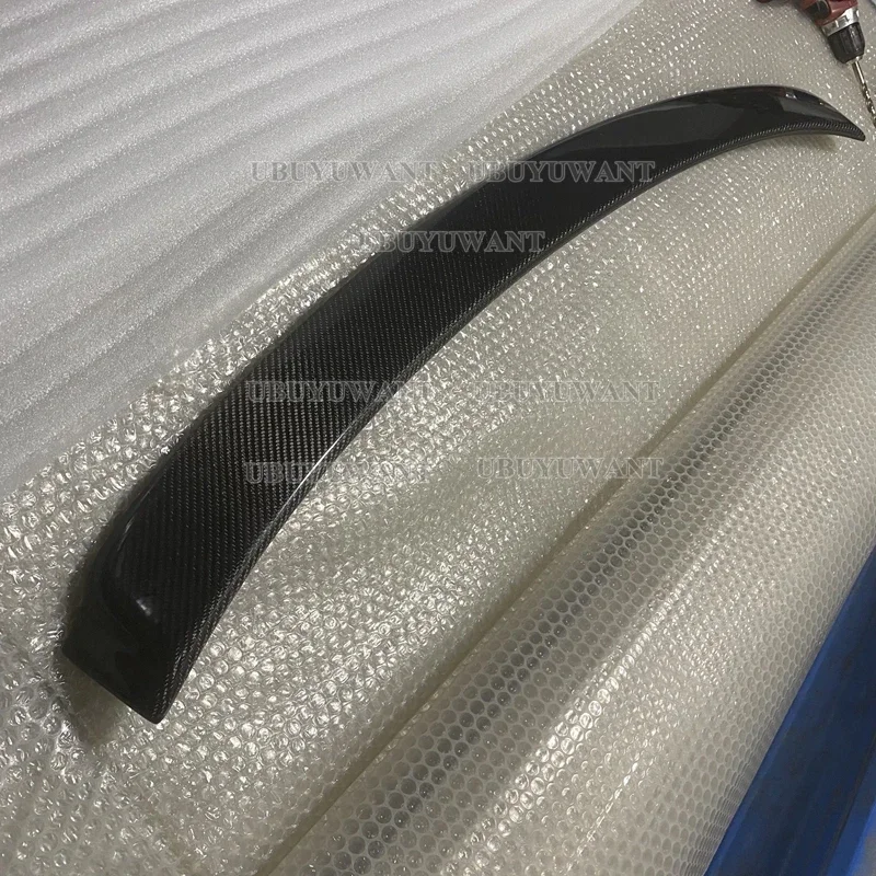 Für BMW E92 Serie 2-Türer Coupé E92 M3 ABS Schwarz / ECHTE CARBONFASER Dachspoiler 2005 - 2012 – Detail 8