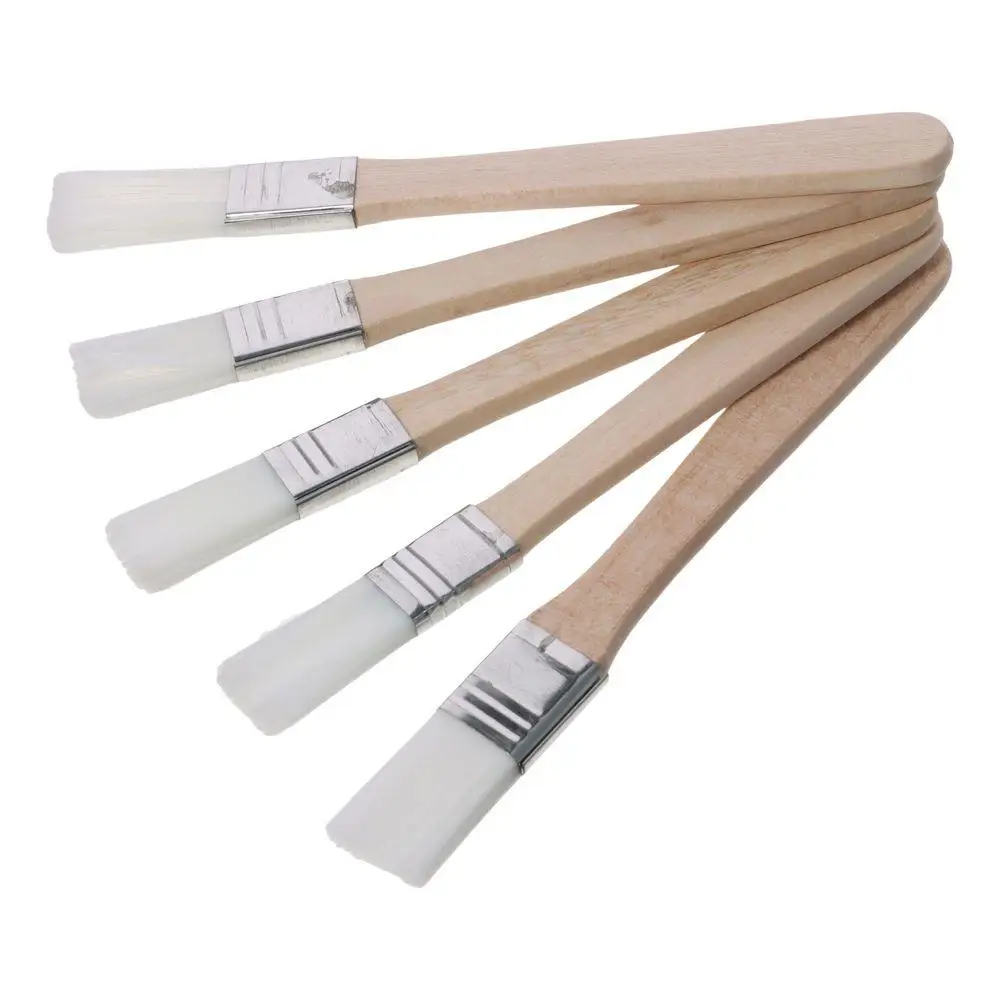 1/12Pcs Fences 0.5 inch Paint Brush Nylon Bent Head Painting Tool Wall