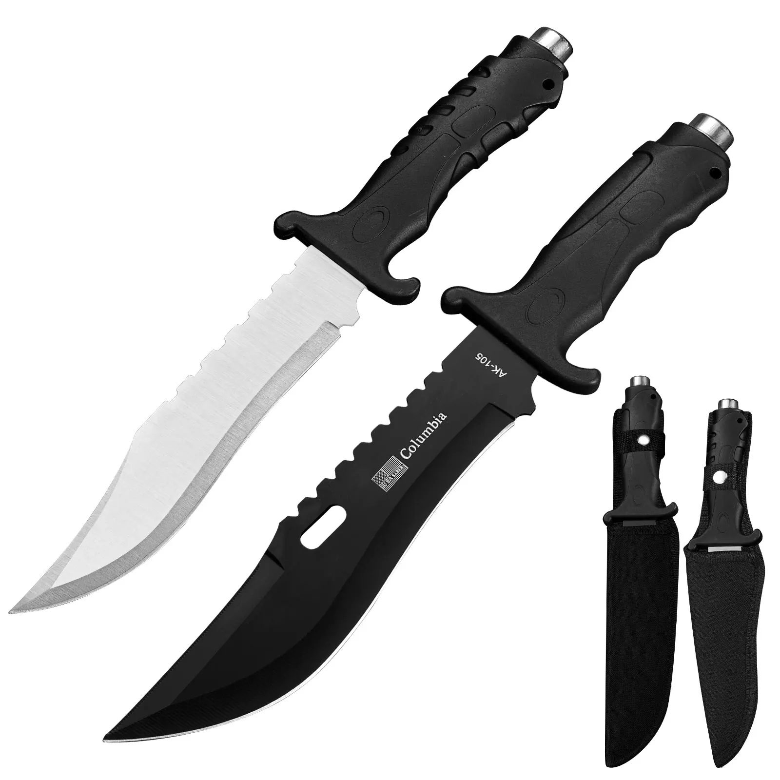 1pc Outdoor Military Tactical Knife and Wilderness Survival Knife, EDC Fixed Blade, Self-Defense, Multi-purpose Cutting Knife