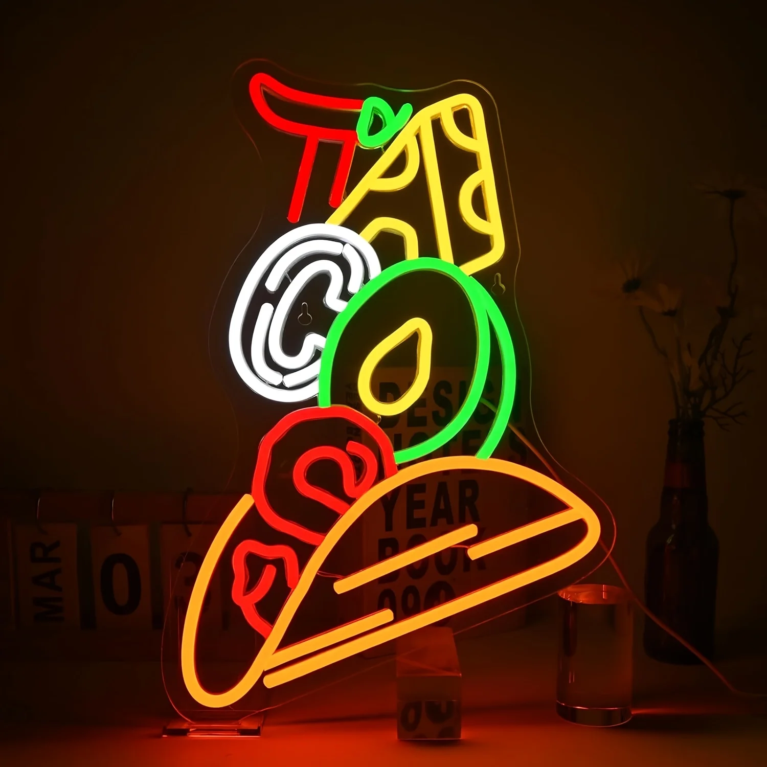 Tucker Neon Sign LED Neon Light Sign USB Dimmable for Mexican Restaurant Bar Club Bedroom Bar Livingroom Party Gift Wall Decor