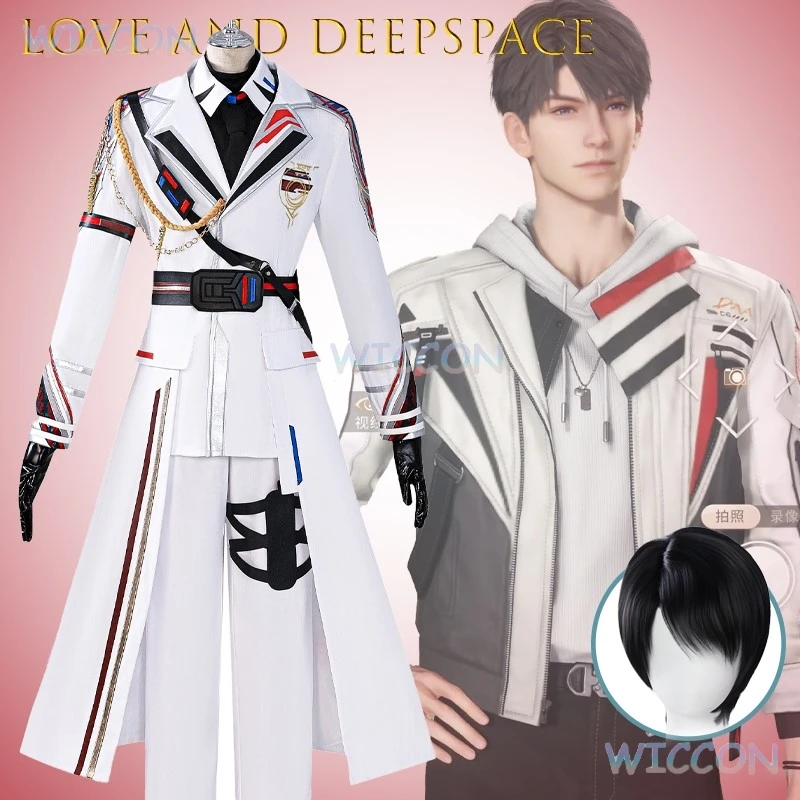 

Nino Game Accurate Outfit Full Set Love and Deepspace Caleb Cosplay Costume Uniform CapeMen Anime Convention Halloween Party