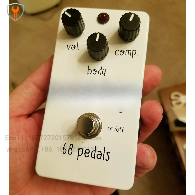 68Pedals pale green compression, monolithic effects