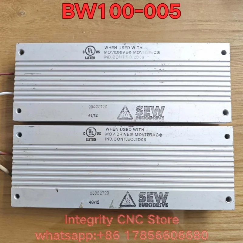 Second-hand BW100-005 braking resistor function test is normal