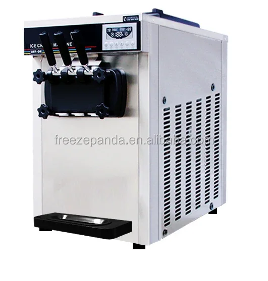 Three flavor soft ice cream machine soft serve ice cream making machine factory price