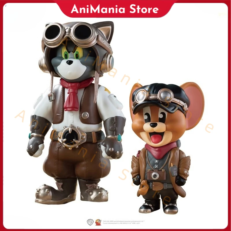 

Аутентичная Коллекционная игрушка большого размера с сыром Том и Джерри, планета, кошачья мышь, подарок на день рождения, экшн-фигурка, коллекционный предмет