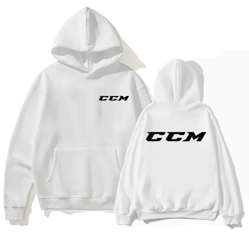 

CCM Hoodie Hoodies Sweatshirt Men Winter Autumn Hooded Homens Hip Hop Pullovers Crewneck Streetwear