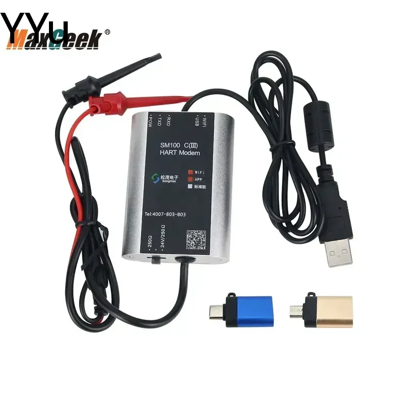 custom for Maxgeek custom for SM100-C III USB to HART Modem Standard Version Supports Mobile APP Debugging Industrial