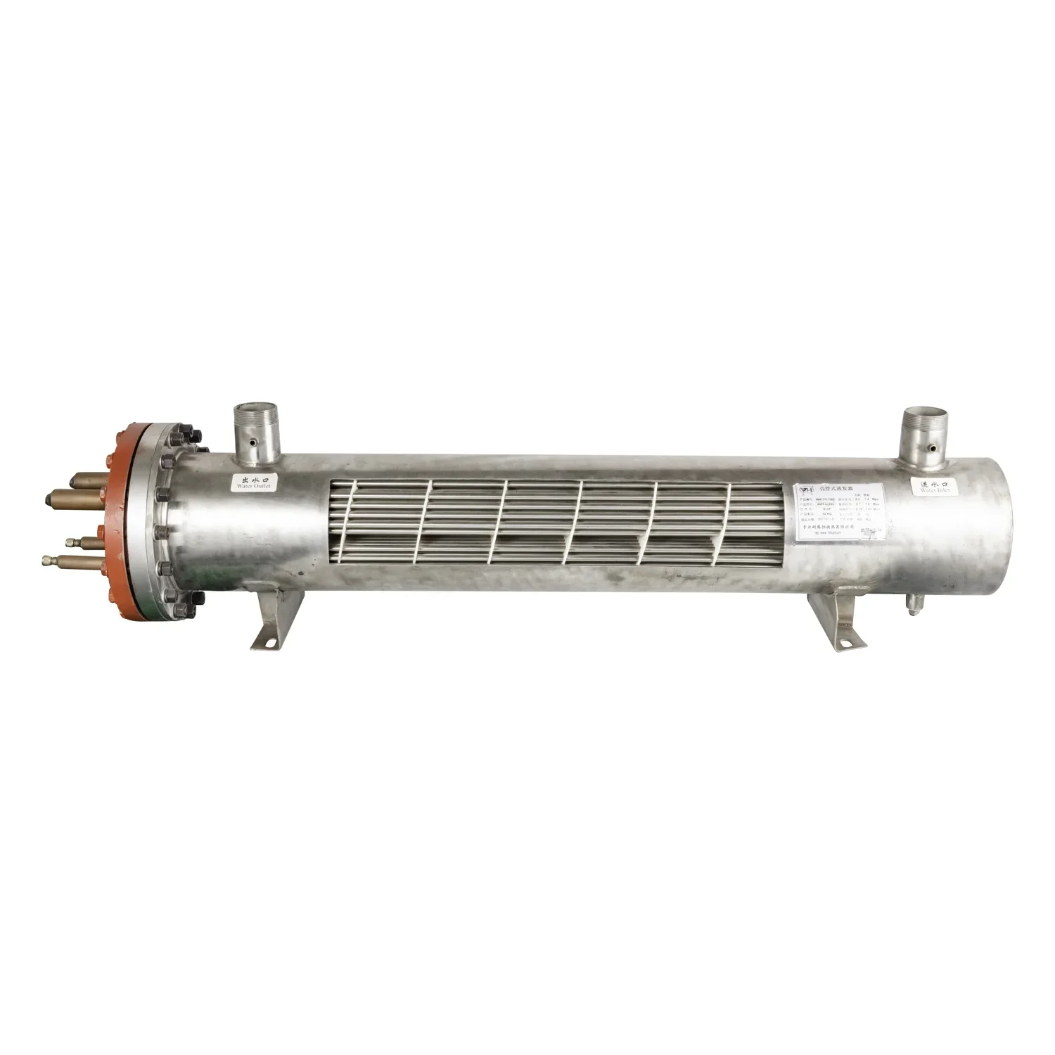 Shell and Tube Heat Exchangers with 304 Stainless  Condenser for Module Machine heat pump heat exchanger