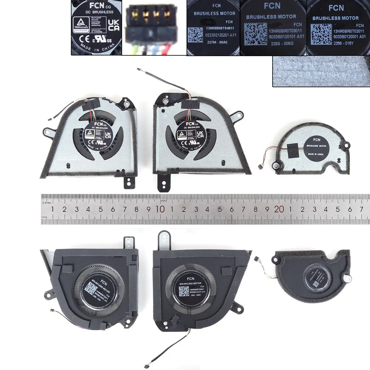 

Laptip Cooling Fan for ASUS ROG MAGIC 16 ZEPHYRUS M16 2023 GU604VI（ORG）3PCS