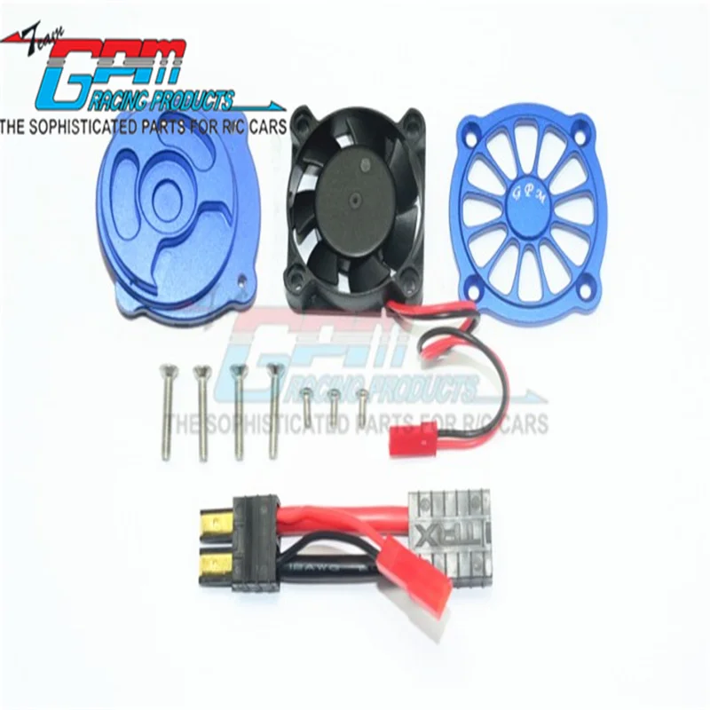 

GPM ALUMINUM MOTOR HEATSINK WITH COOLING FAN -11PC SET FOR TRAXXAS 1/7 UDR Upgrade