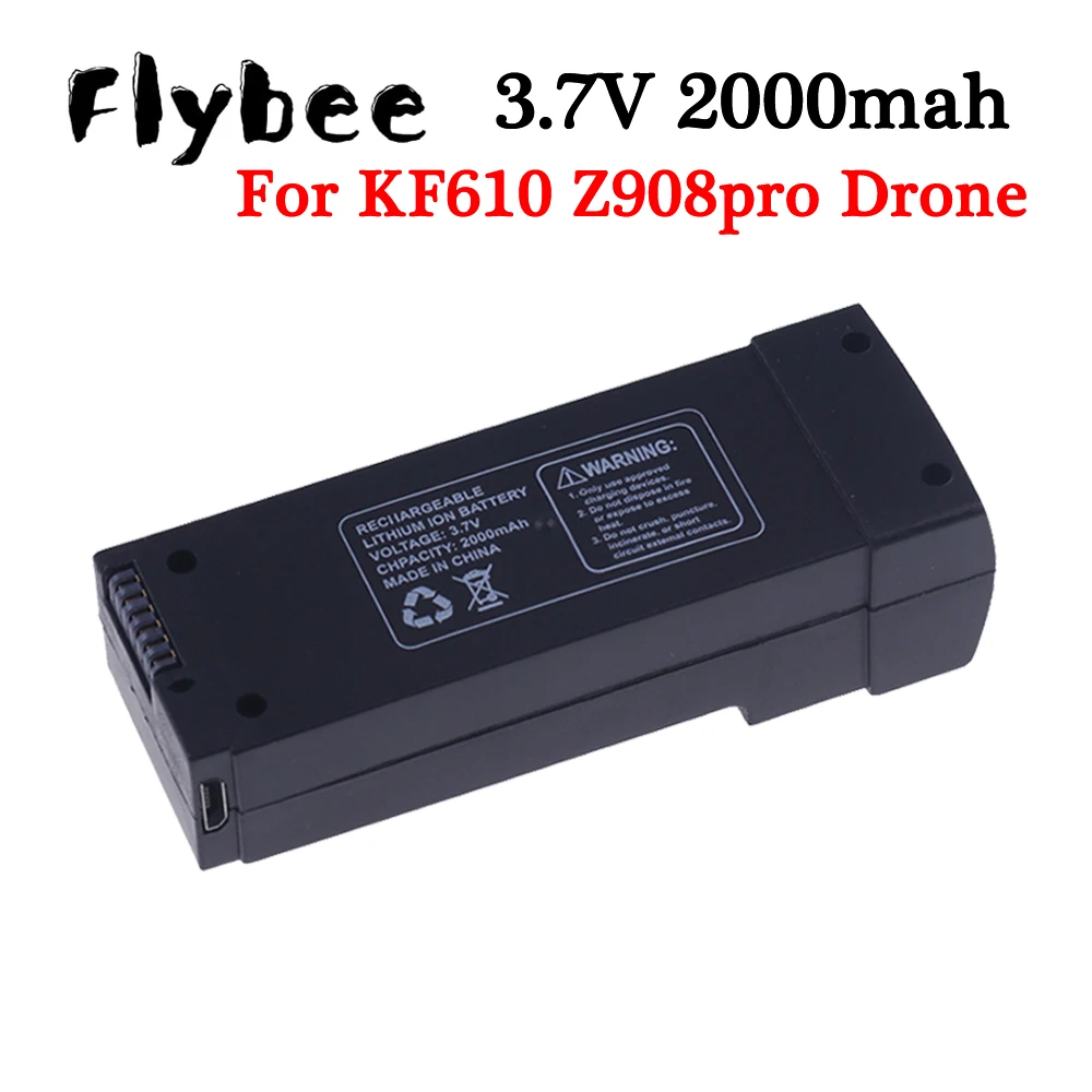 KF610 RC Drone 3.7V 2000mAh Lithium Battery For KF610 4K Camera Remote Control Quadcopter Helicopter Batteries Spare Parts