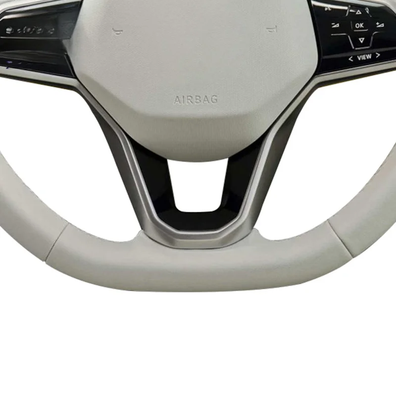 Best SellingHot Sale White Leather Steering Wheel  MK7 MK6 CC Jetta Tiguan RHigh Quality