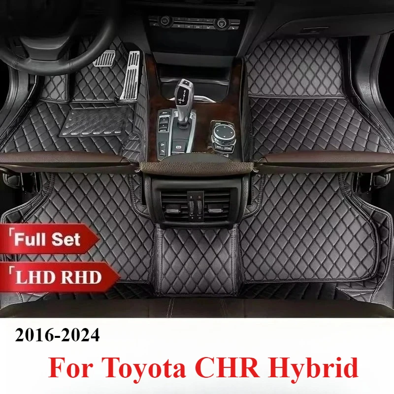 

For Toyota C-HR CHR Hybrid 2024 2023 2022 2021 2020 2019 2018 2017 2016 Car Floor Mats Auto Carpets Interior Accessories Covers