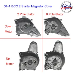 2 6 Pole Down Up Engine Magnetor Side Cover 50CC 70CC 90CC 110CC 125CC Taotao ZongShen Lifan Dirt Bikes Pit Bike Parts ATV Quad