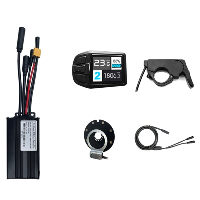 

For 36V 48V 500W750W Motor Electric Bike Motor Controller Kit With UKC3 LCD Display Electric Bicycle Scooter Component