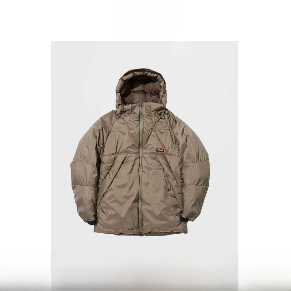 

Outdoor Lightweight Waterproof Hooded down Jaet 860 Fill Power Human Mades Men's Winter Coat Loose Fit Long Sve