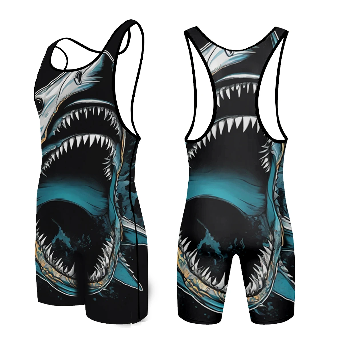 

Men's base T-shirt, tight fitting jumpsuit, sports training set, children's and teenagers' wrestling T-shirt, fitness jumpsuit,