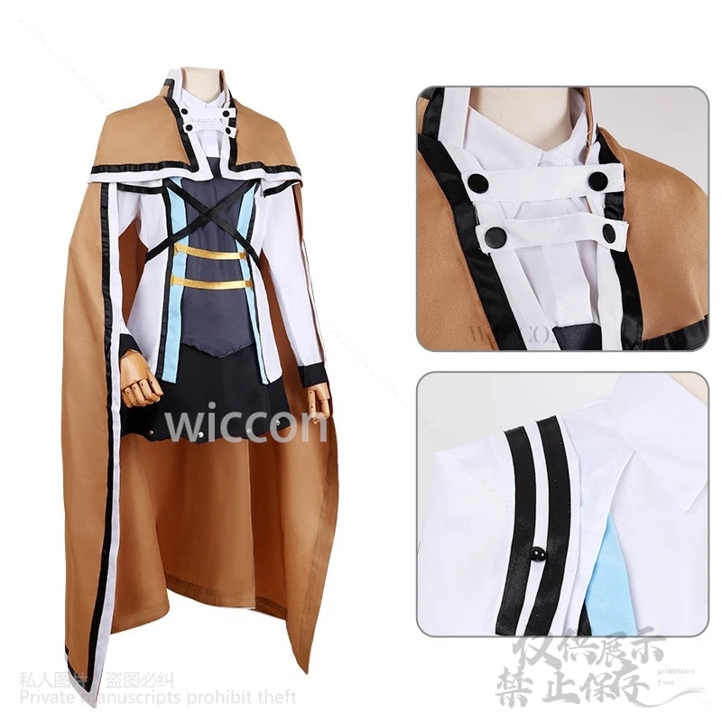 Anime Mushoku Cosplay Roxy Migurdia Tensei Costume Jobless Reincarnation Magic Witch Cape Dress Wigs Shoes Set Girls Customized