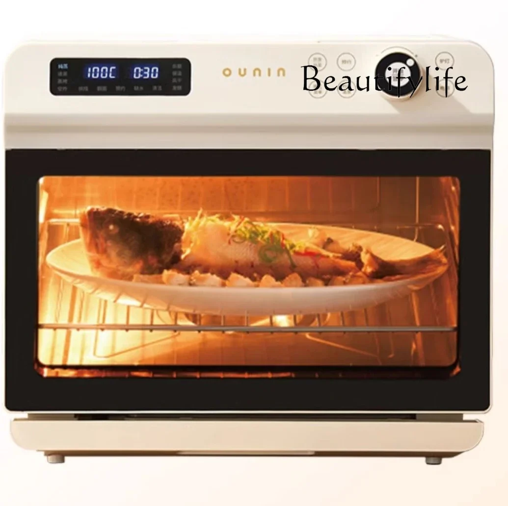 

32L steam oven desktop household electric oven air fryer steaming, baking and frying machine