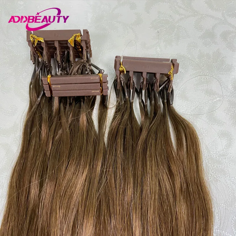 Straight 6D Hair Extensions Human Hair 100% Real Human Hair Invisible Clips in Human Hair Extension 1 Row With 5 Bundles Hair