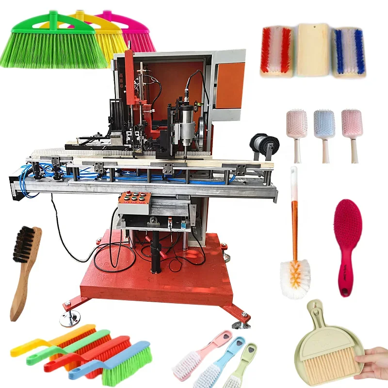 Brush Maker Automatic Broom and Brush Tufting Machine Floor Cleaning Brush Broom Mop Maker