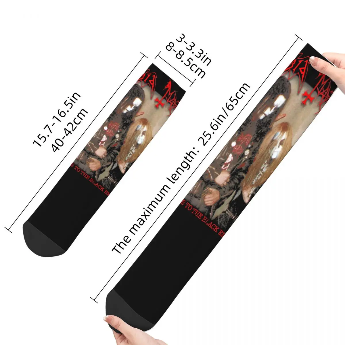 Fashion Socks Black Emperors Mayhem Morbid Accessories Comfortable Old School Black Metal Sport Socks All Seasons Best Gift Idea