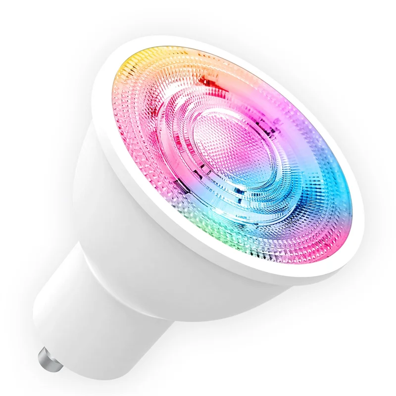 A73E-Tuya GU10 WIFI Smart Bulbs Dimmable Lamps Life APP Control For Alexa/Google Voice Light Bulbs